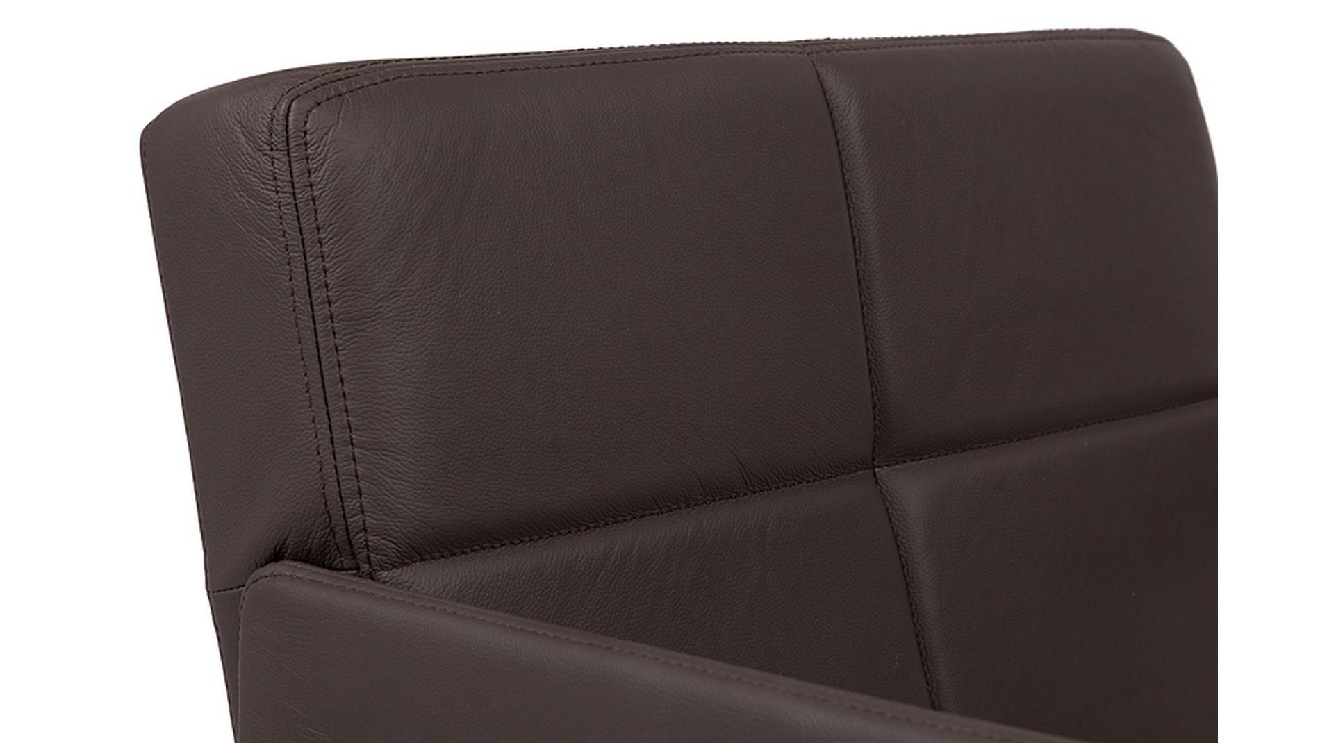 Кресло Aster X Chair Темно-коричневая Кожа Класса Премиум