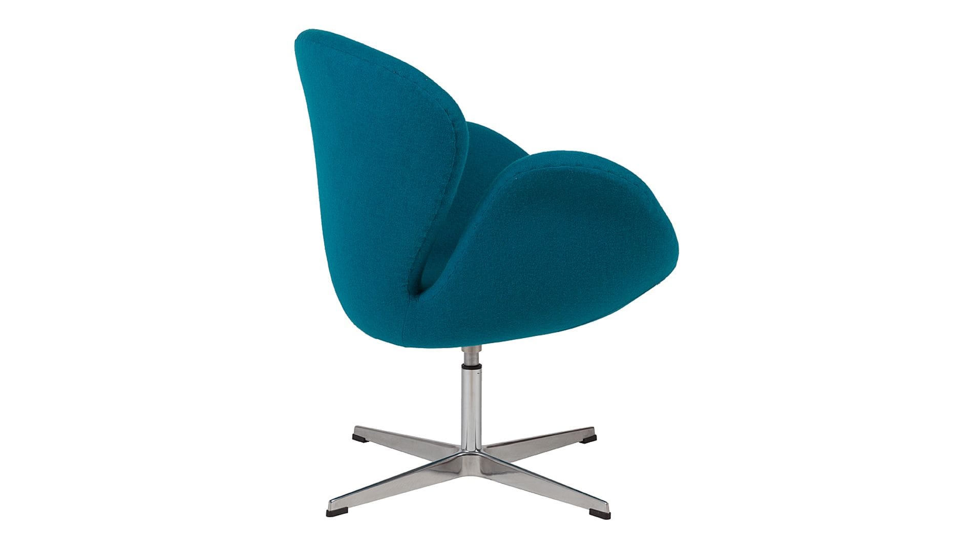 Кресло Swan Chair Темно-голубая Шерсть М