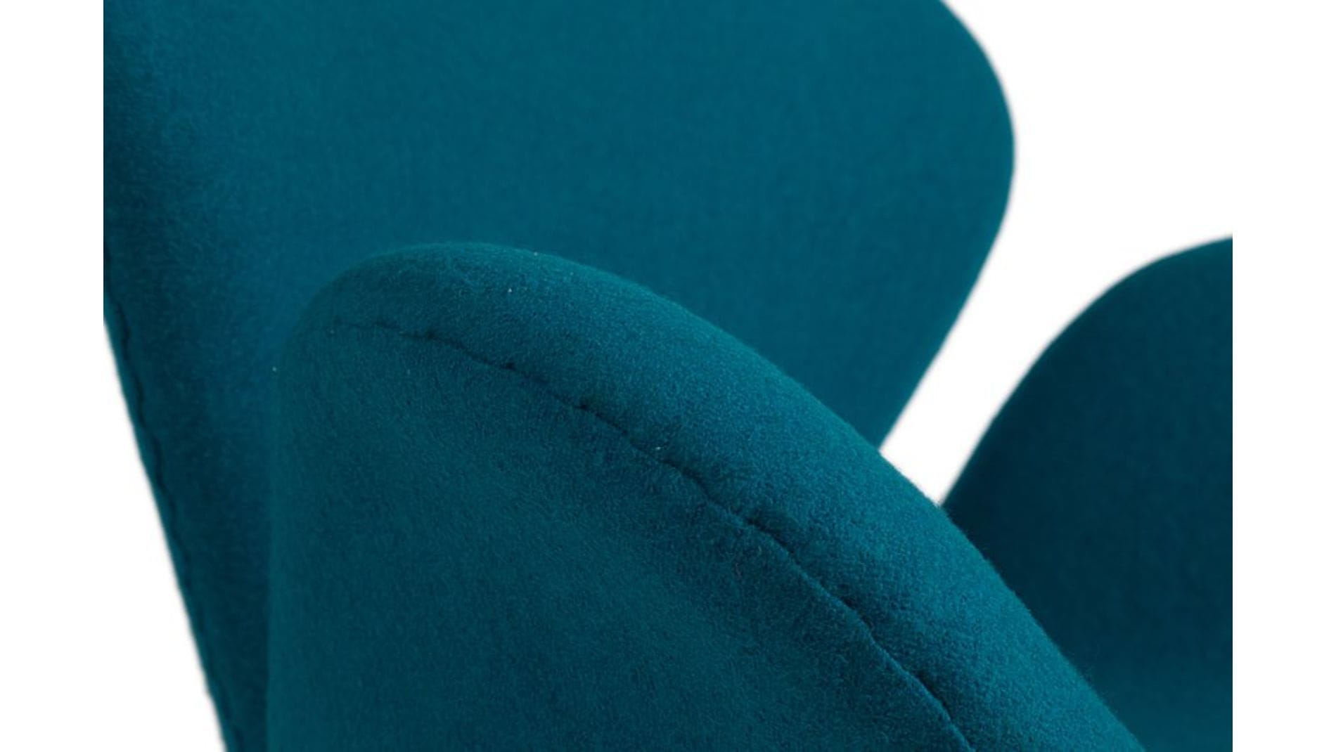 Кресло Swan Chair Темно-голубая Шерсть М