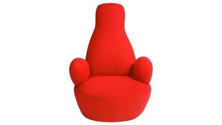 Кресло Bottle Chair Красный Кашемир Р