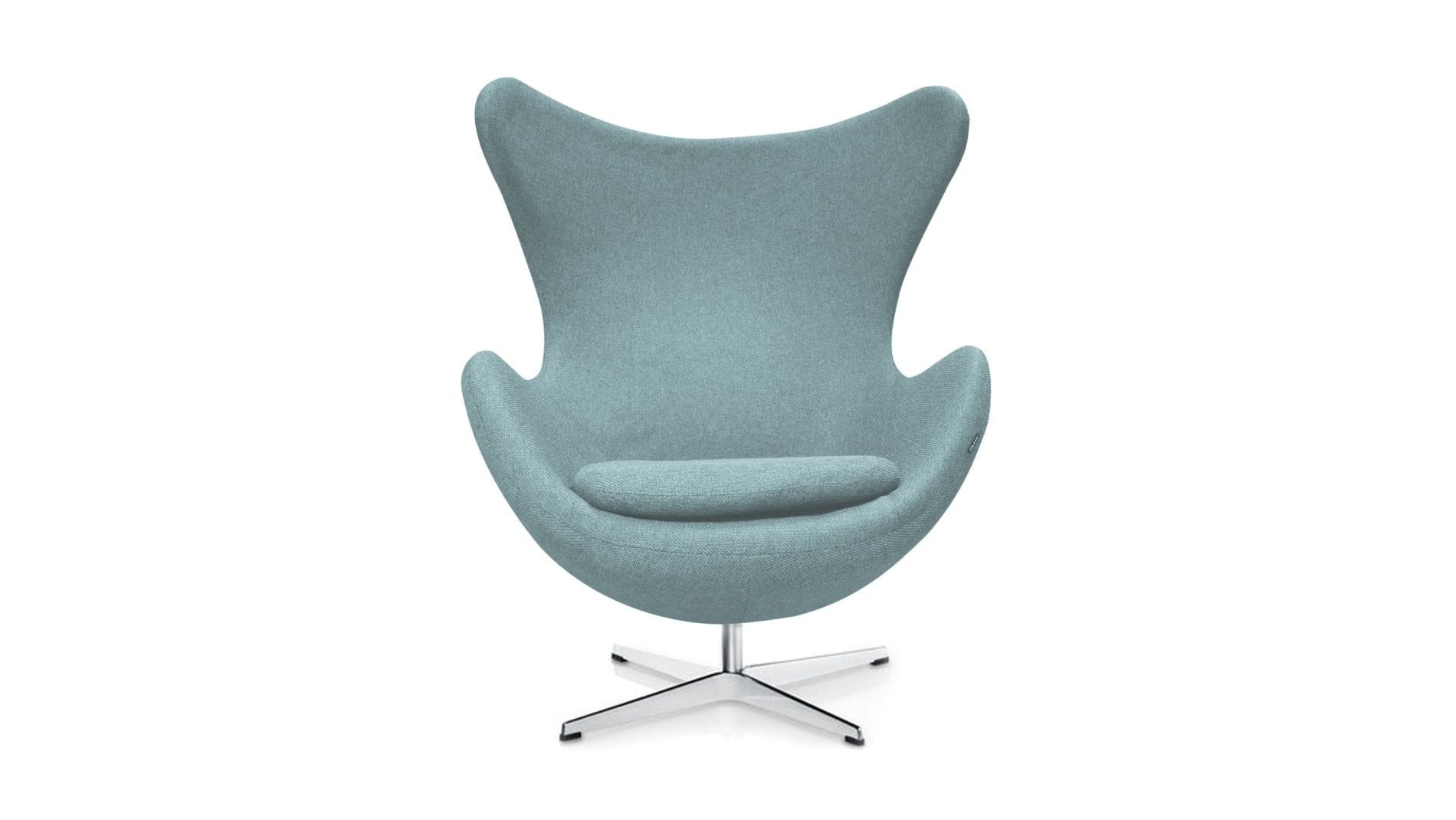 Кресло Egg Chair Светло-голубое 100% Шерсть М
