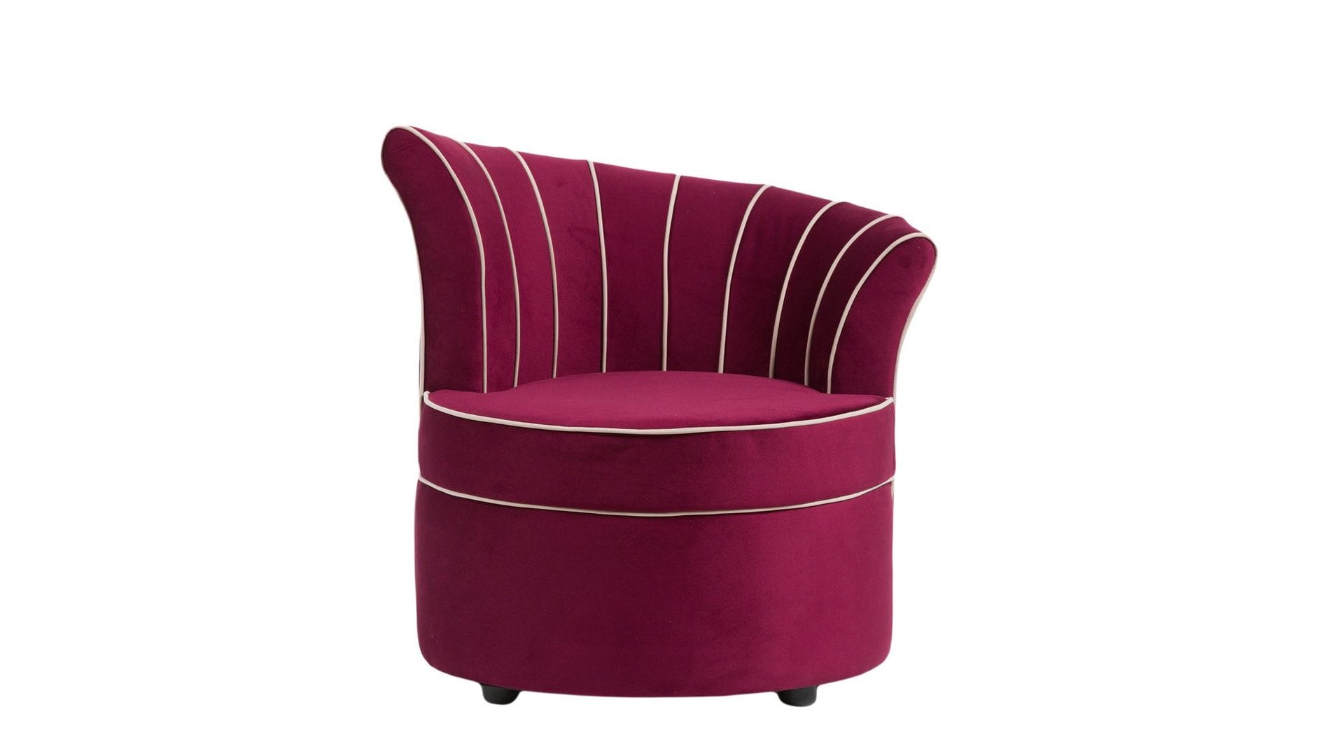 Кресло Shell Фиолетовое Велюр