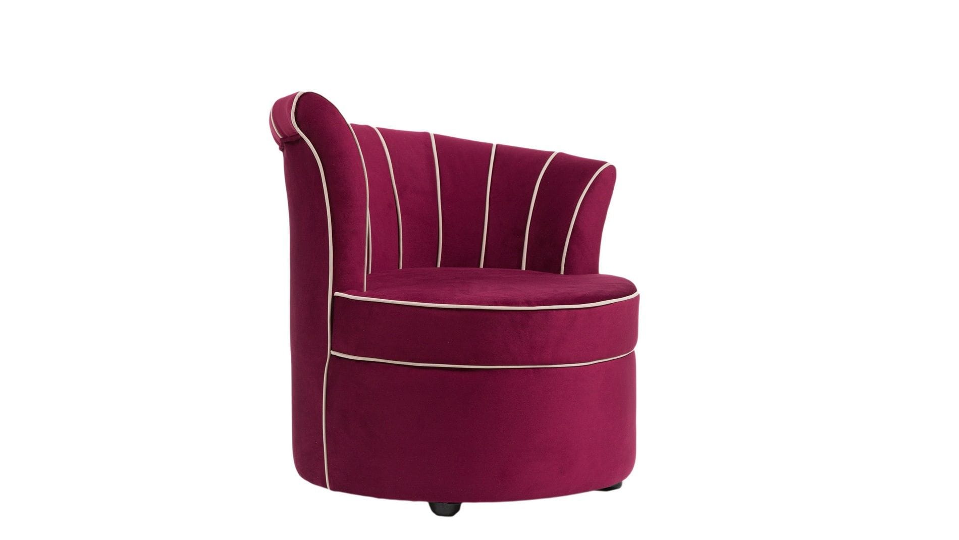 Кресло Shell Фиолетовое Велюр