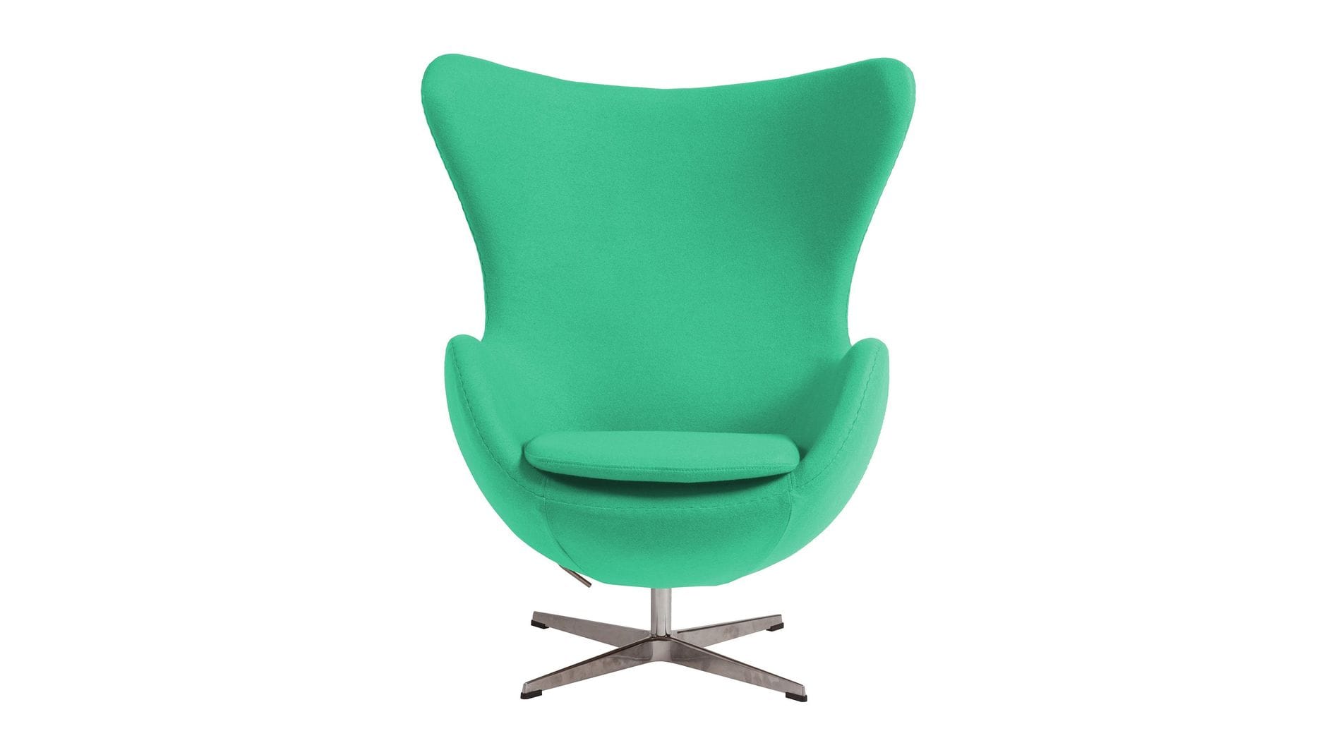 Кресло Egg Chair Зелёное 100% Шерсть М