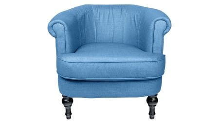Кресло Charlotte Bronte Светло-синее