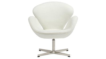 Кресло Swan Chair White