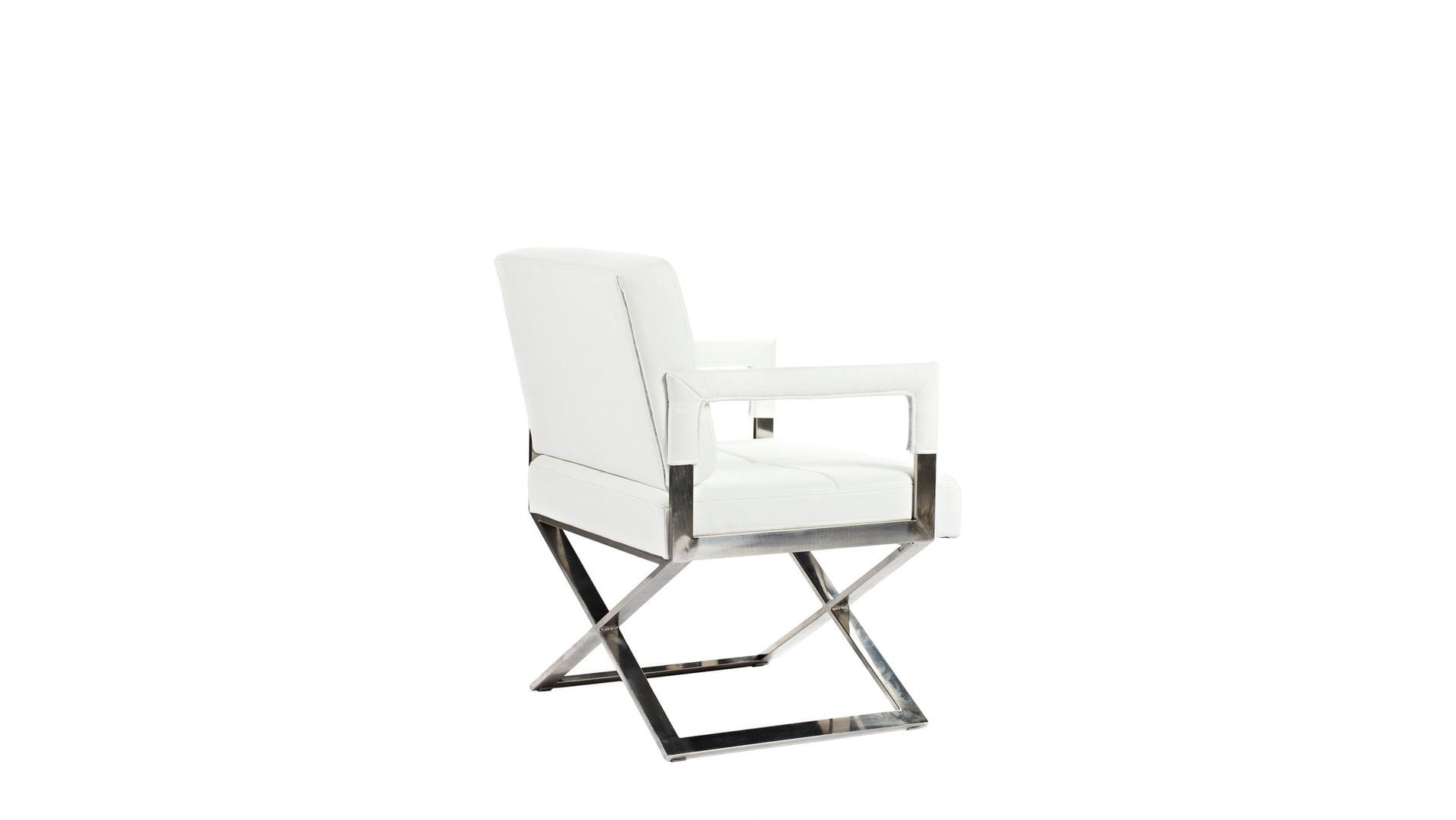 Кресло Aster X Chair White Premium Leather