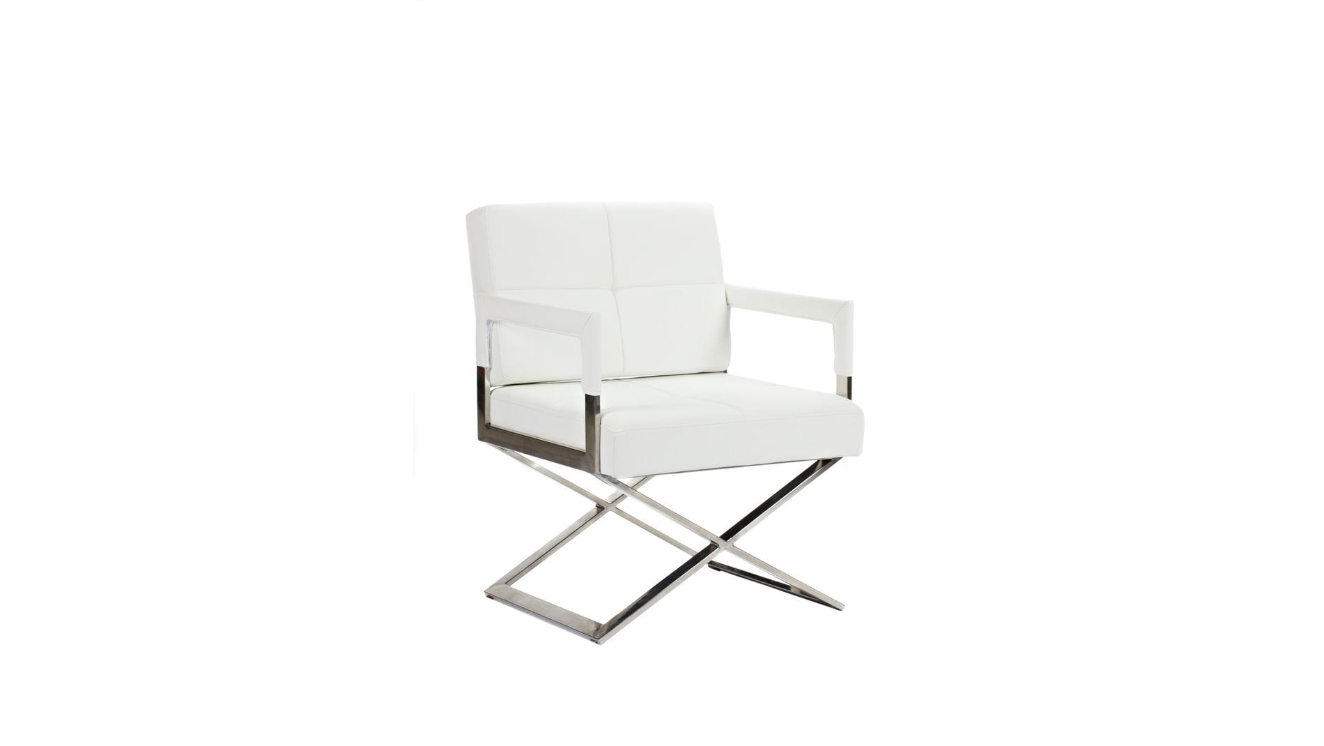 Кресло Aster X Chair White Premium Leather