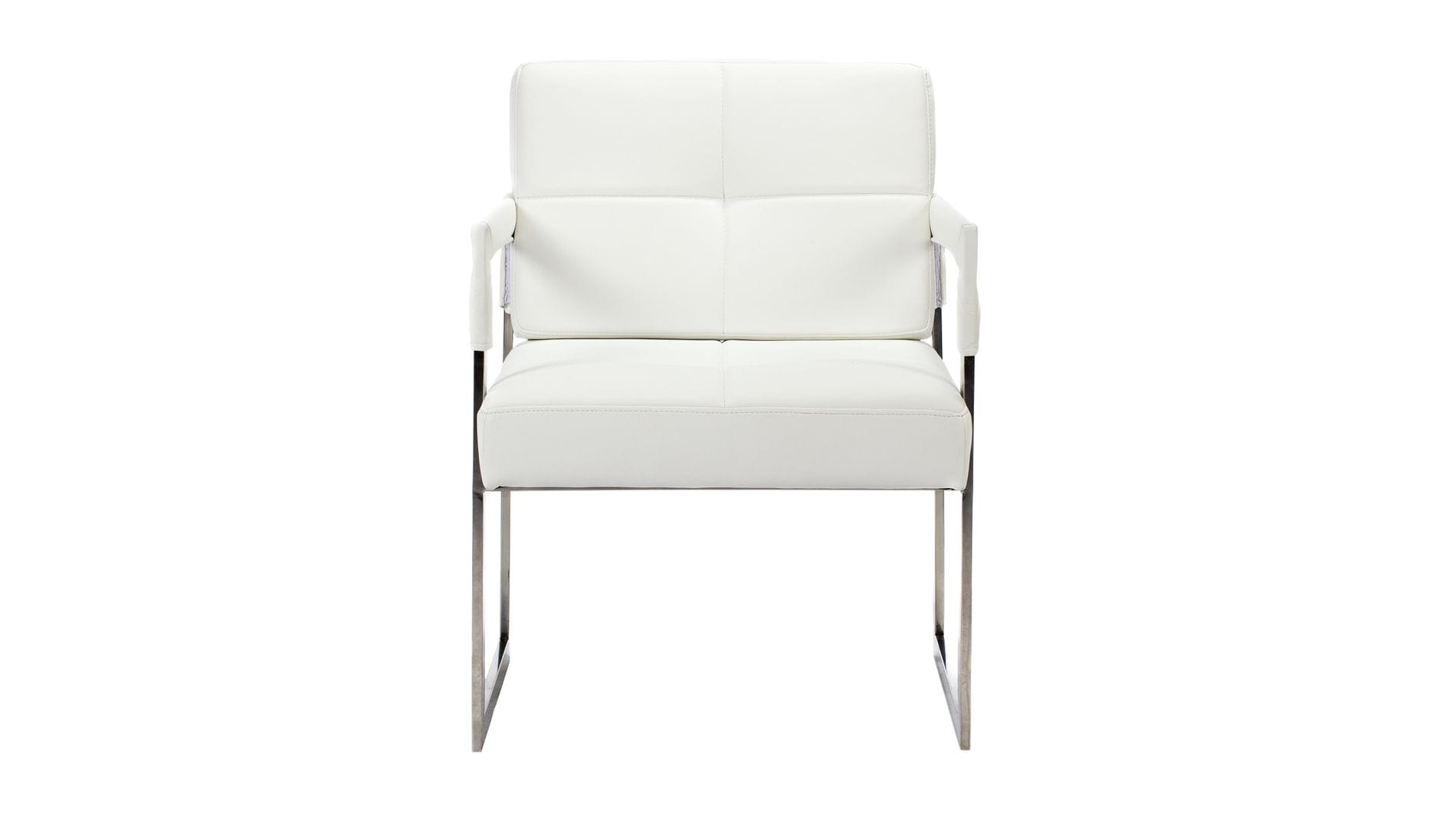 Кресло Aster Chair White Premium Leather
