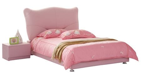 Кровать Pink Leather Kitty 120х200