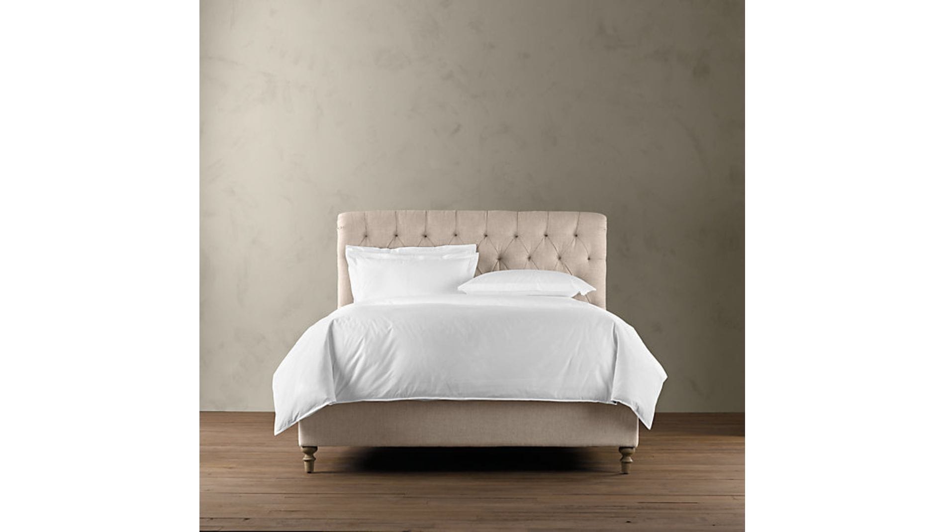 Кровать Chesterfield Fabric Sleigh Bed 160х200 Р
