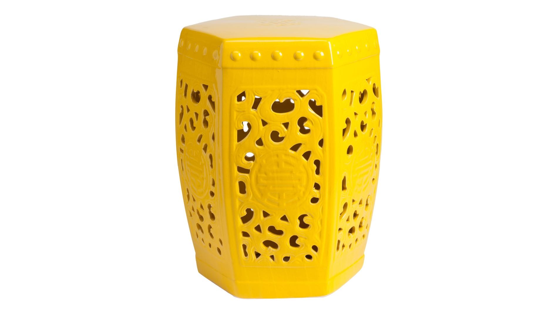 Керамический столик-табурет Design Stool Yellow