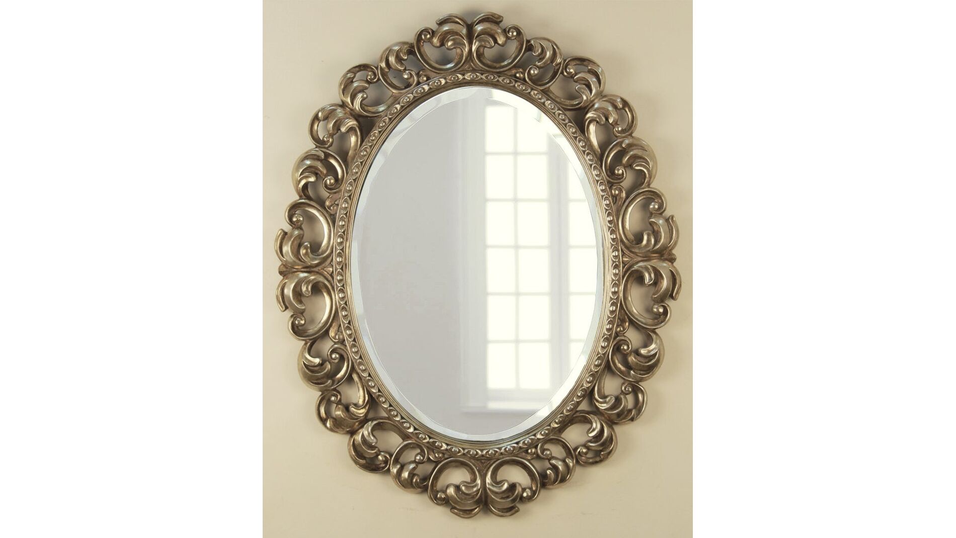 Зеркало в раме "Шербур" Florentine Silver