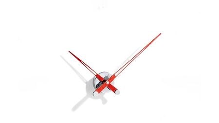 Часы Nomon Axioma i RED, d=60см, база: хром, стрелки: нерж. сталь, красные