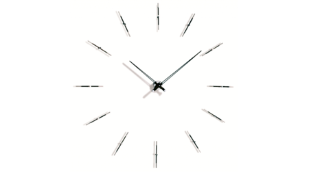 Часы Nomon MERLIN 12N 125 WENGE/CHROME, d=125см