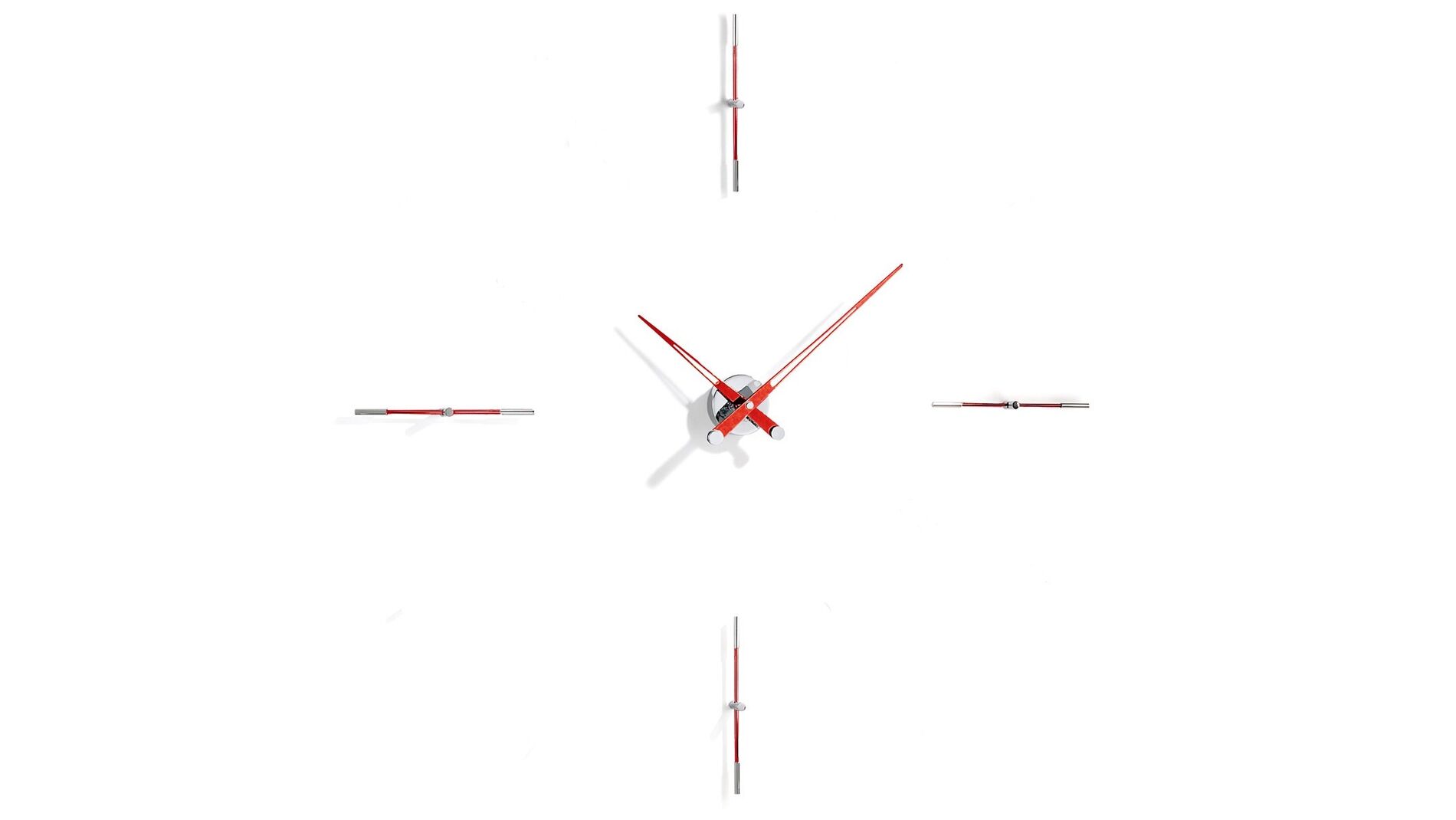 Merlin 4 i RED, Nomon(Испания), часы настенные, d=110cm, мех-м UTS