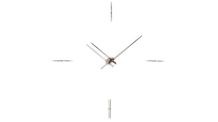 Merlin 4 N 125, wenge/chrome, Nomon(Испания), часы настенные, d=125cm, мех-м UTS