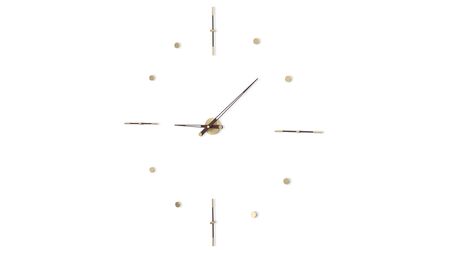 Часы Nomon Mixto Gold N 125, полированная латунь/венге, d=125cm.