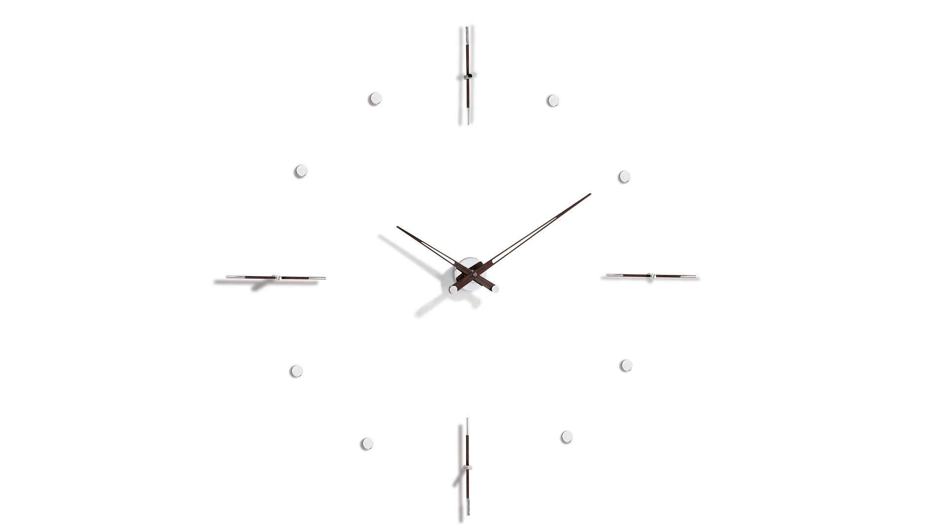 Часы Nomon MIXTO N 155 WENGE/CHROME, d=155см