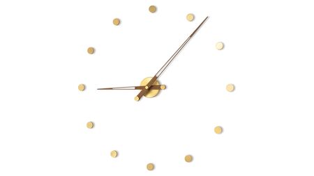 Часы Nomon Rodon 12 Gold N, walnut, d=70 см