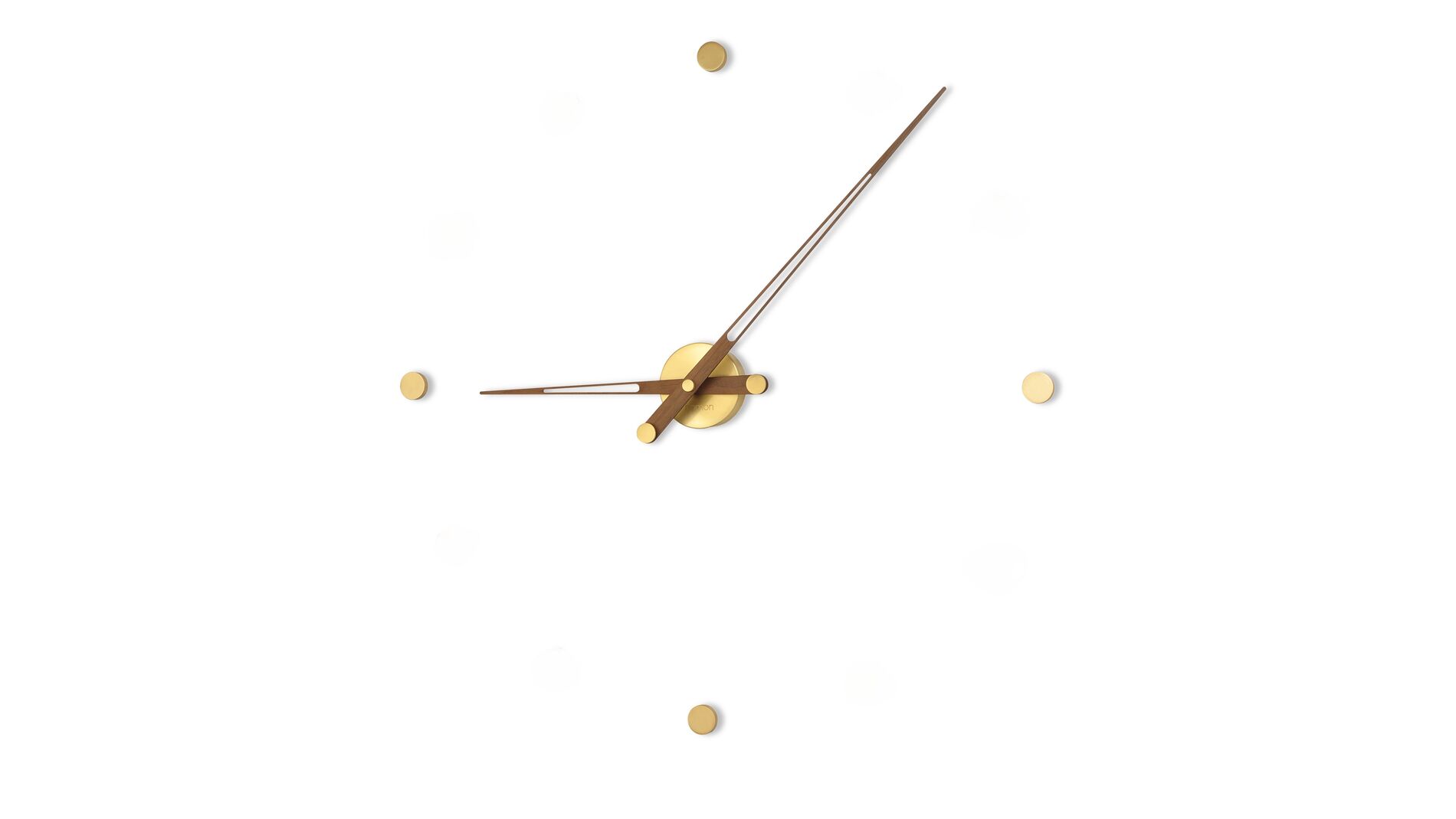 Часы Nomon Rodon 4 Gold N, walnut, d=70 см