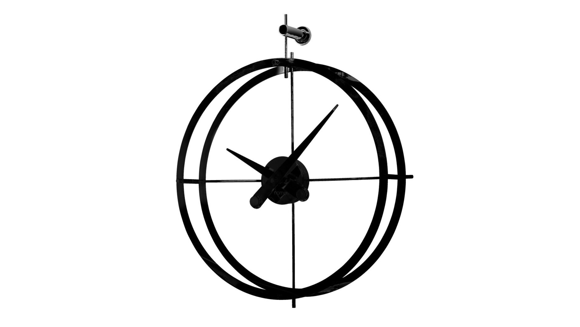 Часы Nomon 2 PUNTOS LOFT (Dos Puntos all black), d=55см