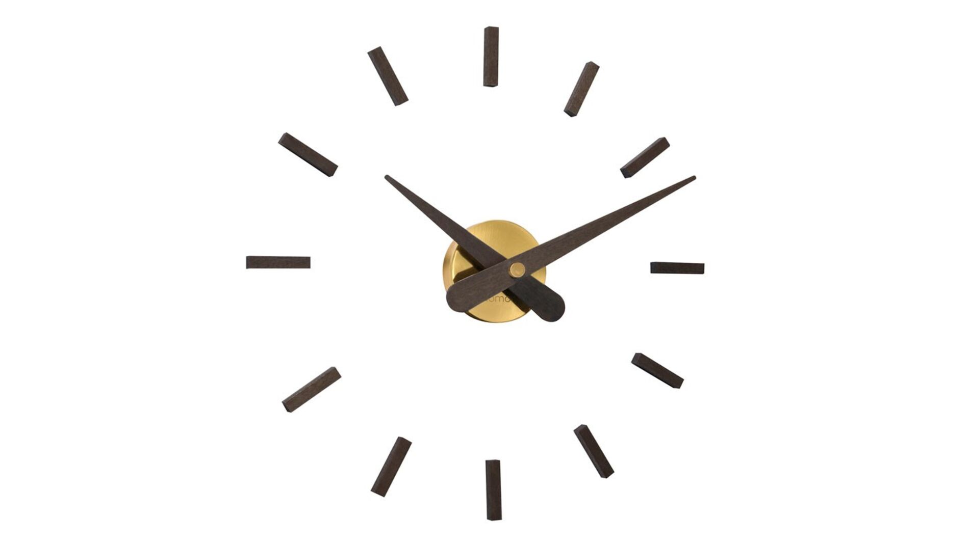 Часы Nomon SUNSET GOLD WENGE, d=50см