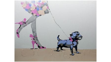Картина маслом Девочка и собака 
