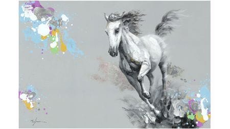 Картина маслом Сказочная лошадь 